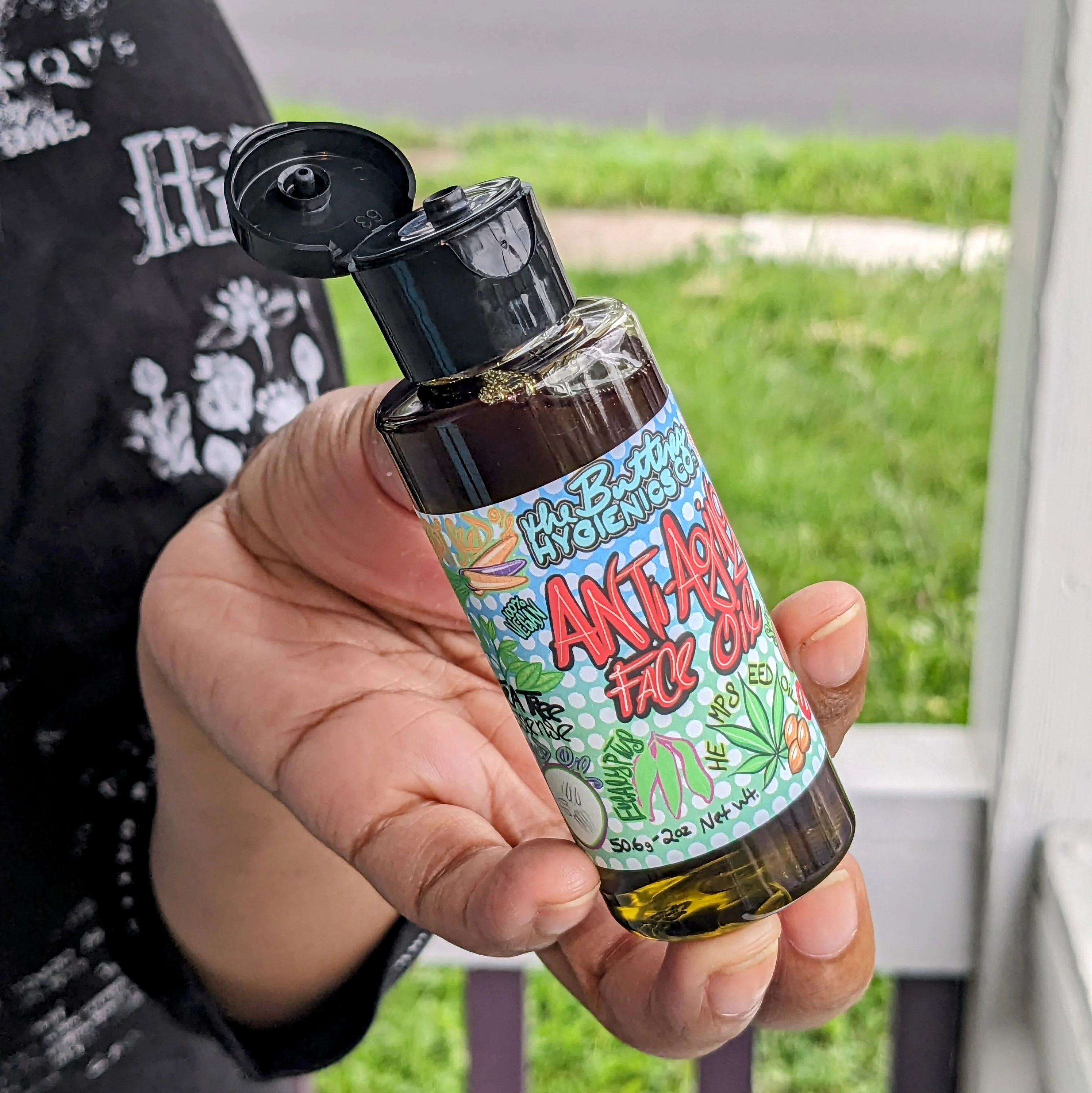 Anti-Aging ❌ Face Oil w SPF | Red Raspberry, Carrot Seed + Jojoba - Image 8