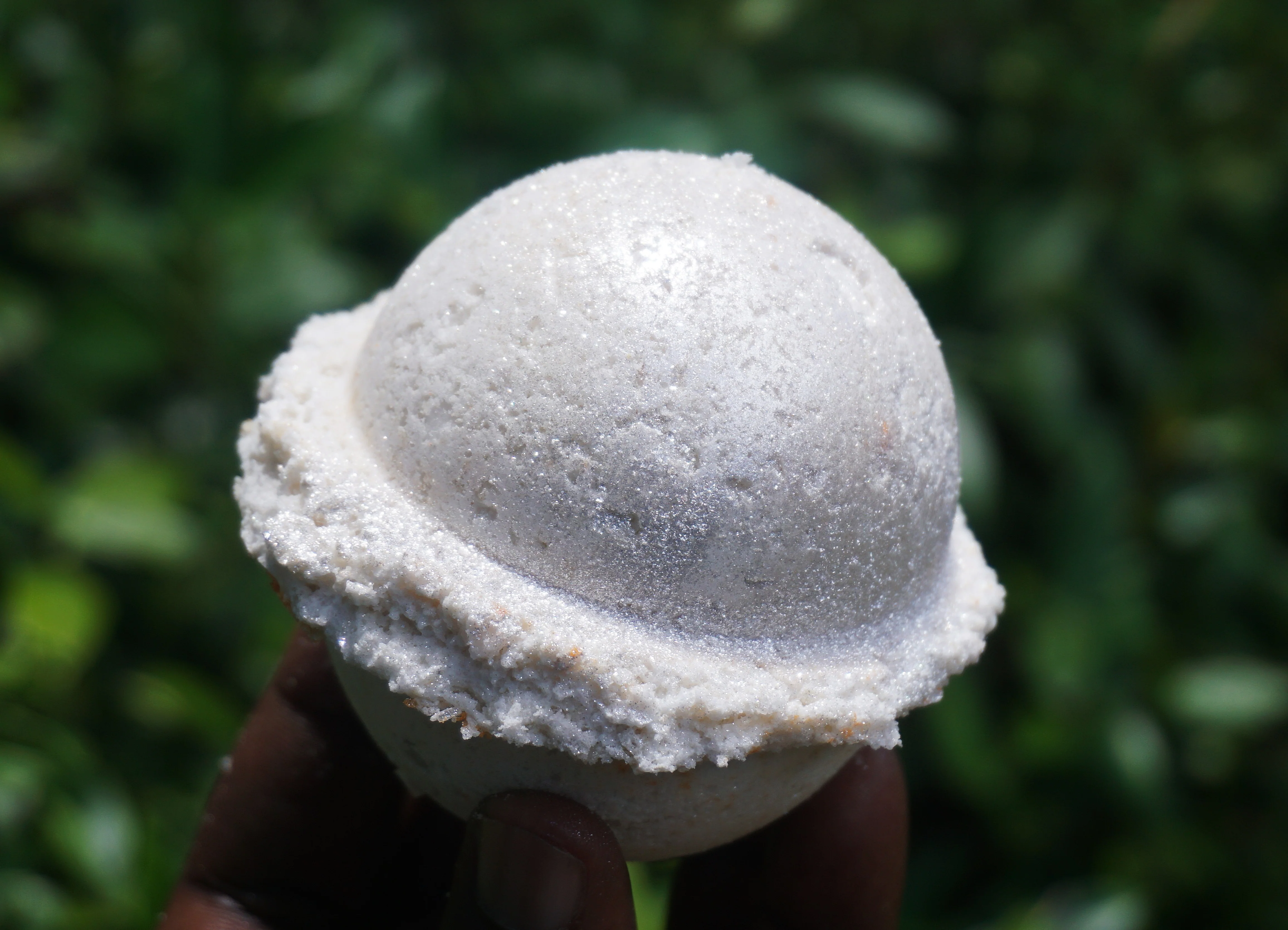 Anti-Aging Milk n' Mud Bath Bomb 🛁 w/ French Green Clay, Jojoba [Triple Sized] - Image 6