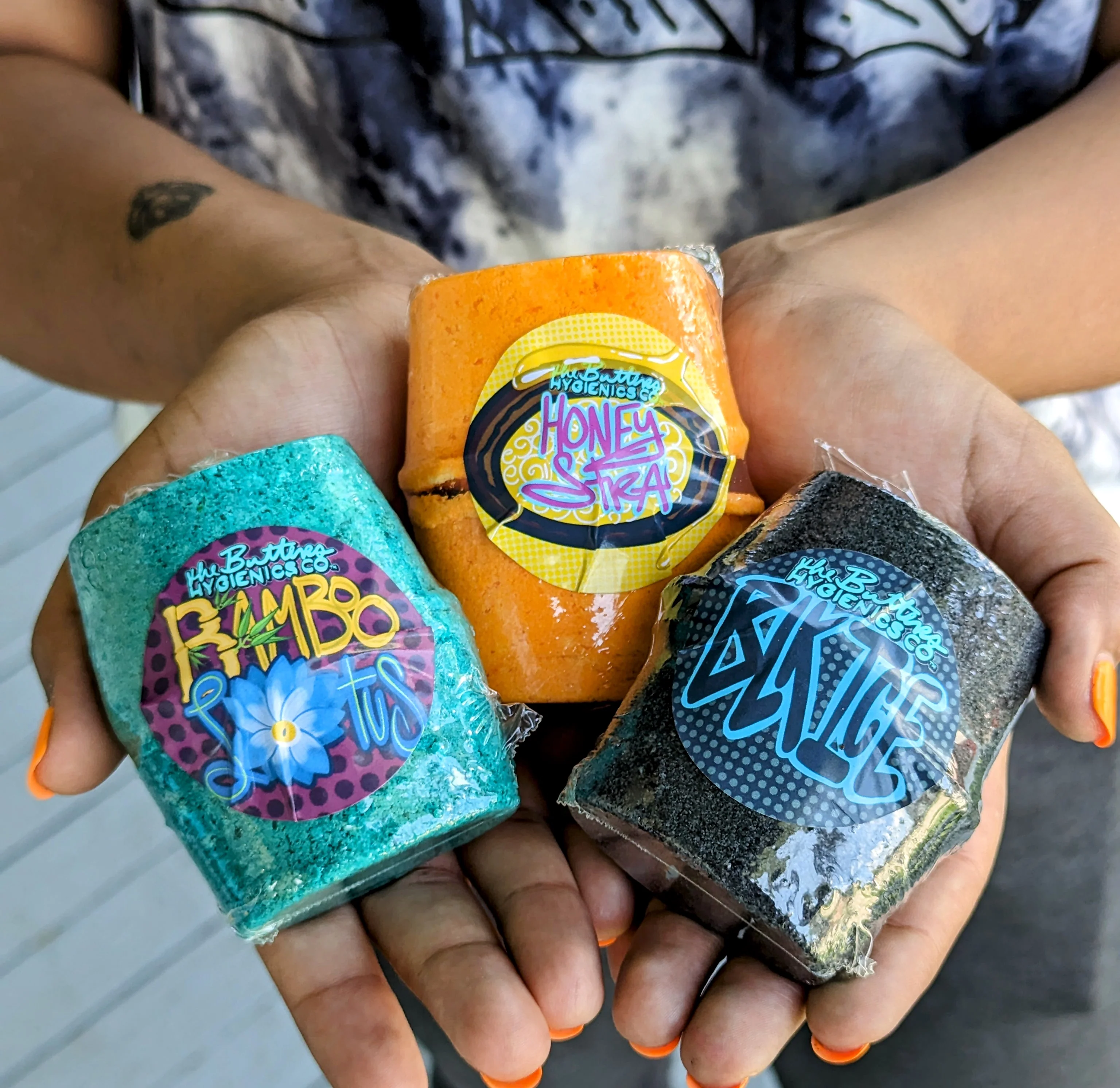 Bamboo 🎋 Lotus Bath Bomb 💣w/ Hempseed Oil (100mg Pure CBD) [2-Pack] - Image 5