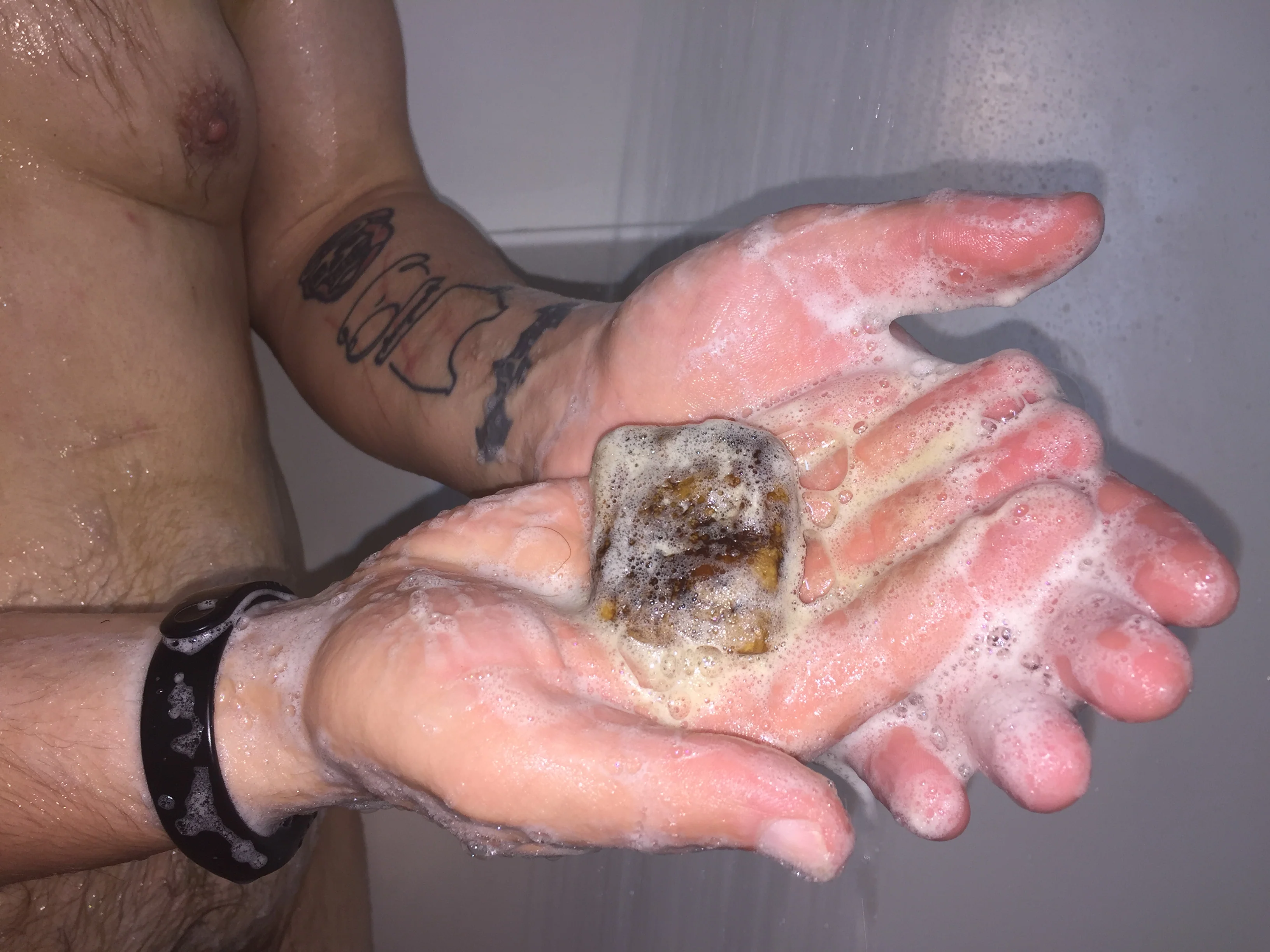 Black Soap Healing Cleansing & Shaving Bar w/ Plantain extract + 50% Shea Butter! [100% ORGANIC] - Image 6