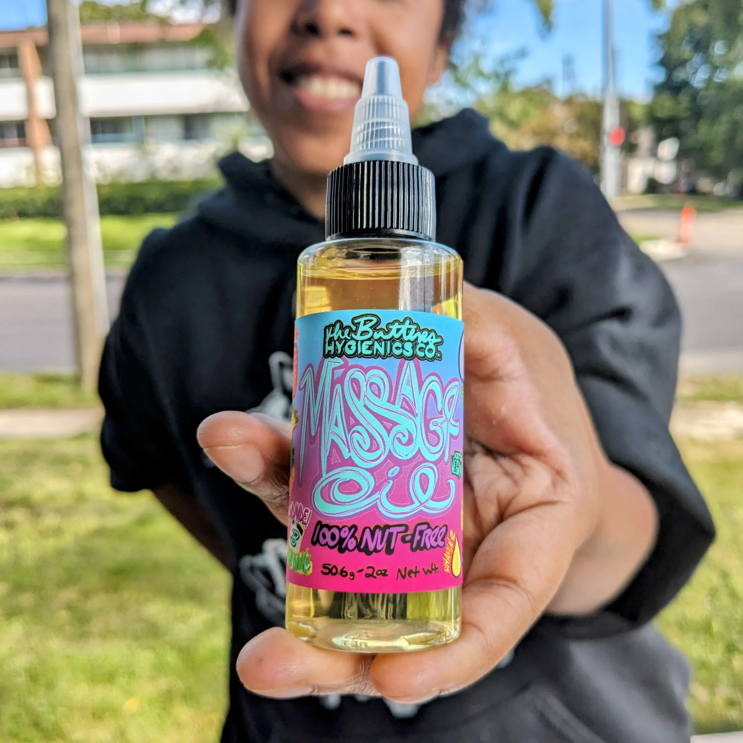 Body Work and Massage Oil 💆 | Sunflower X Grapeseed w Red Raspberry Seed Oil (Nut Free) - Image 5