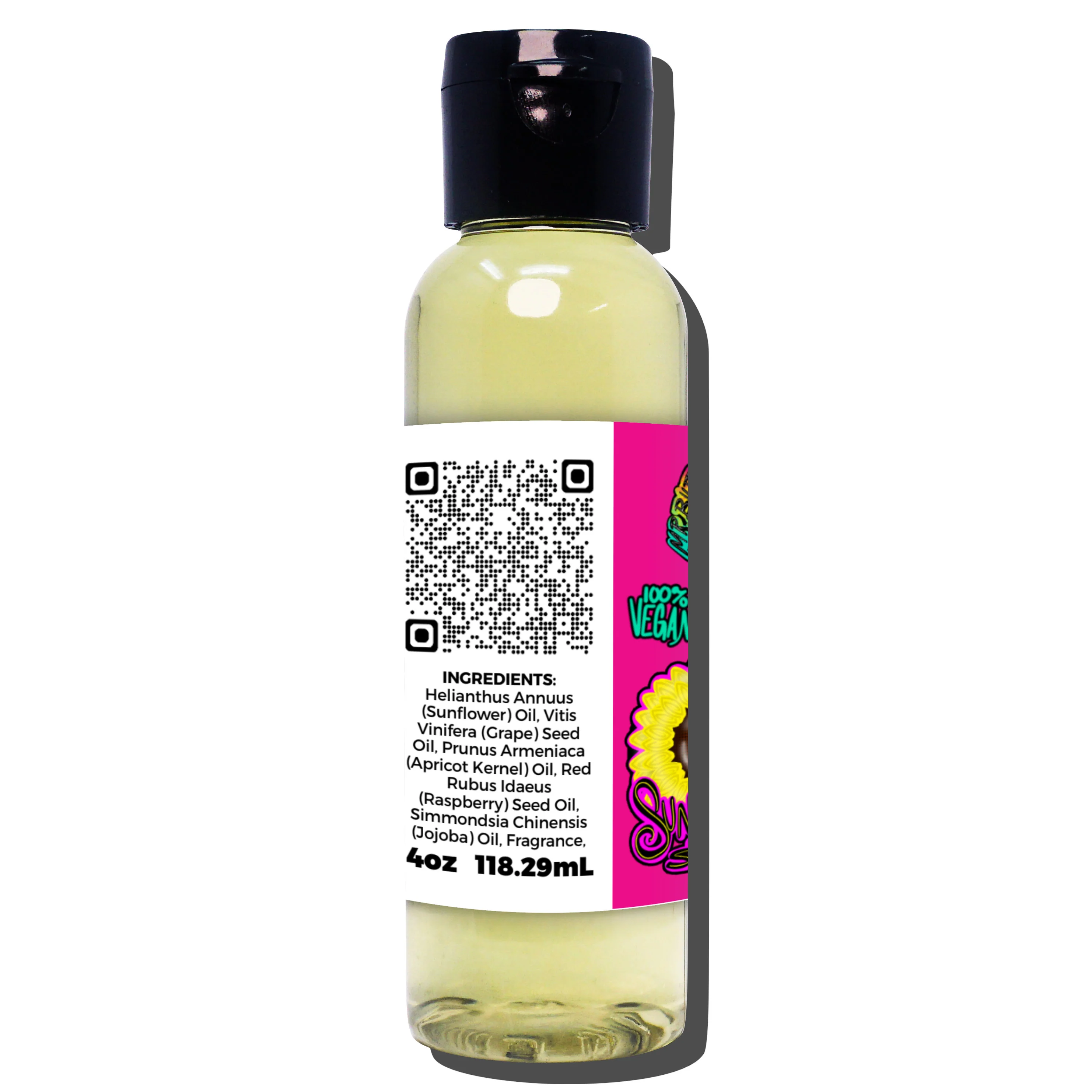 Body Work and Massage Oil 💆 | Sunflower X Grapeseed w Red Raspberry Seed Oil (Nut Free) - Image 6