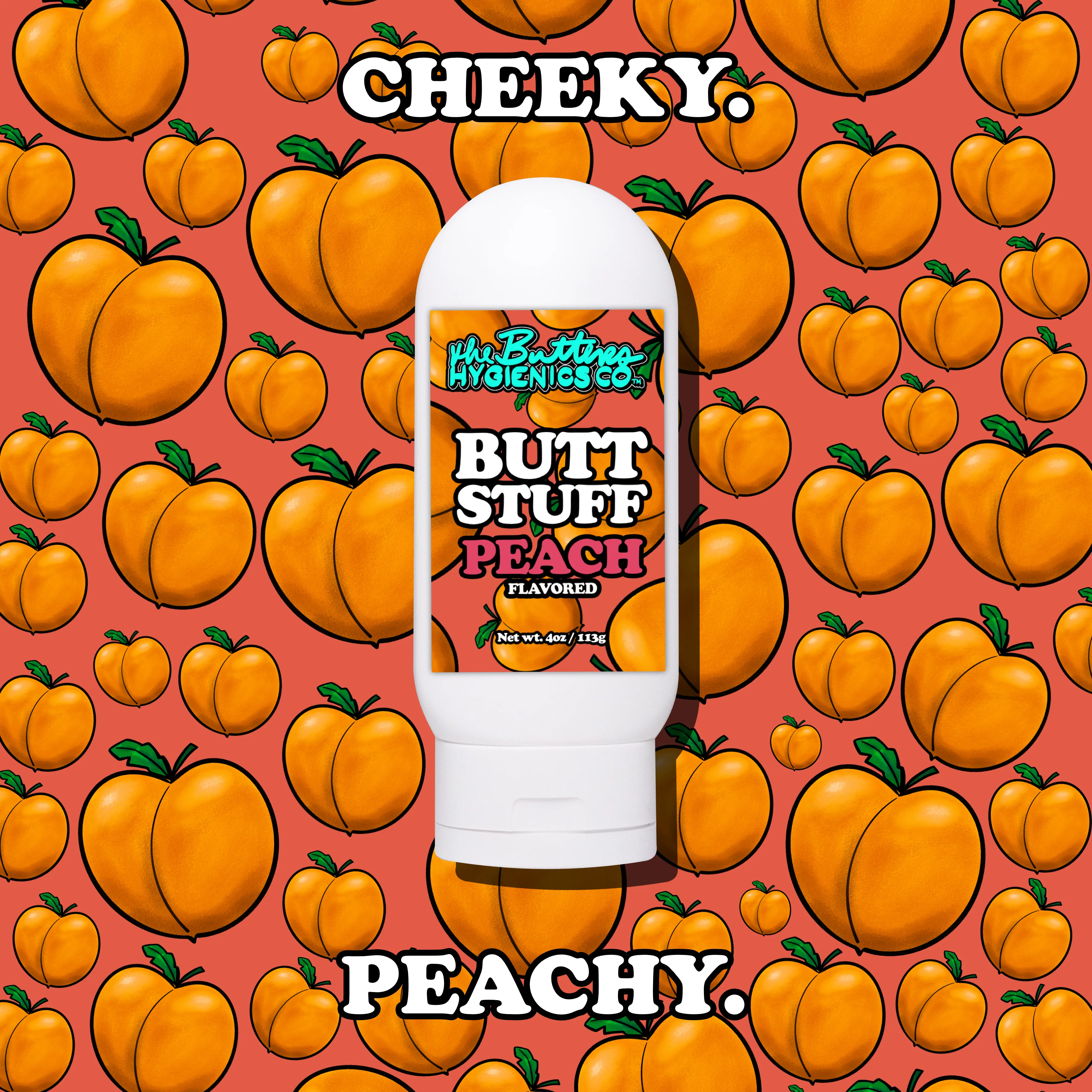 BUTT STUFF FLAVORED: PEACH - The World's Best Tasting Lube for Analingus - Image 4