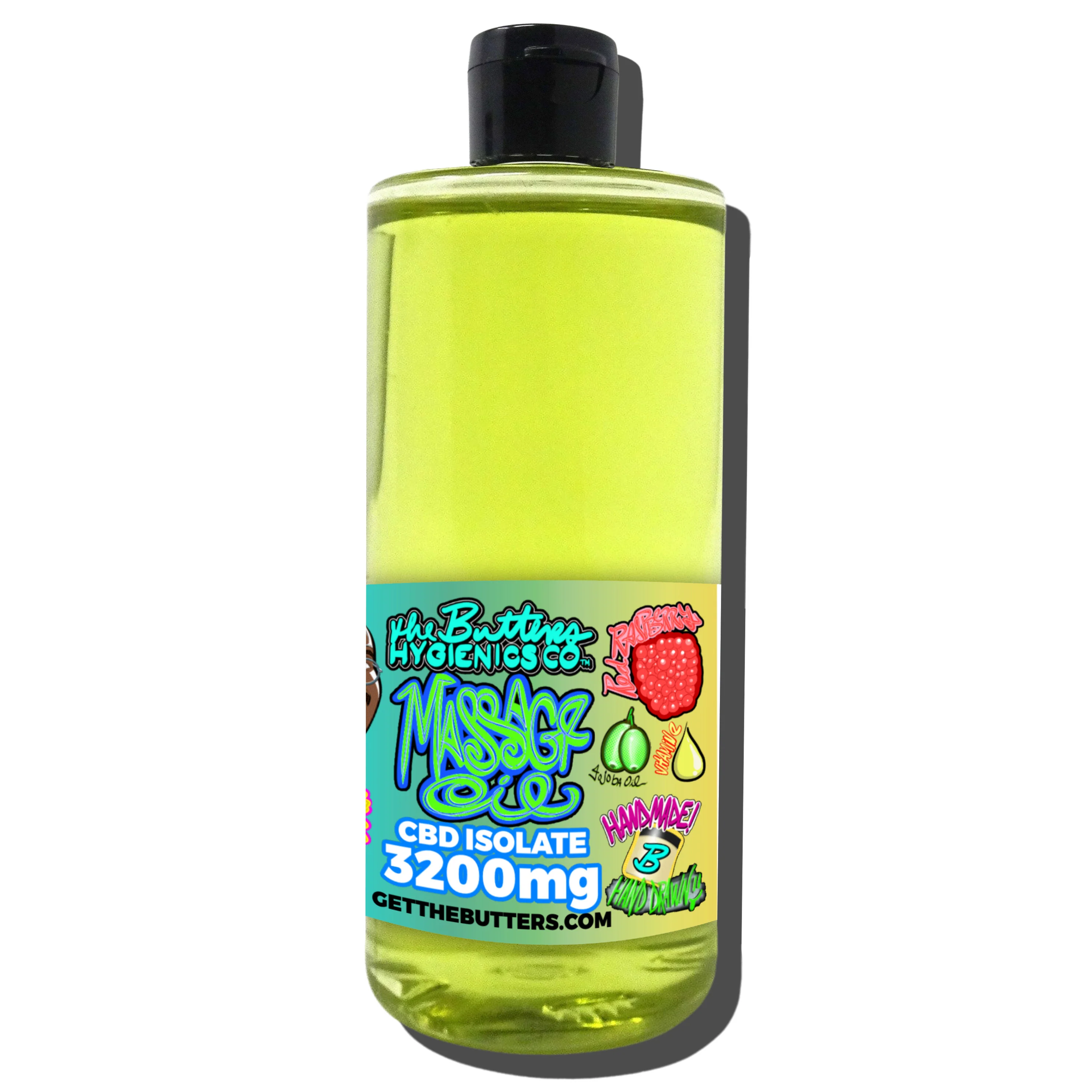 CBD Body Work and Massage Oil💆 | Sunflower X Grapeseed w Red Raspberry Seed Oil (Nut Free) - Image 3