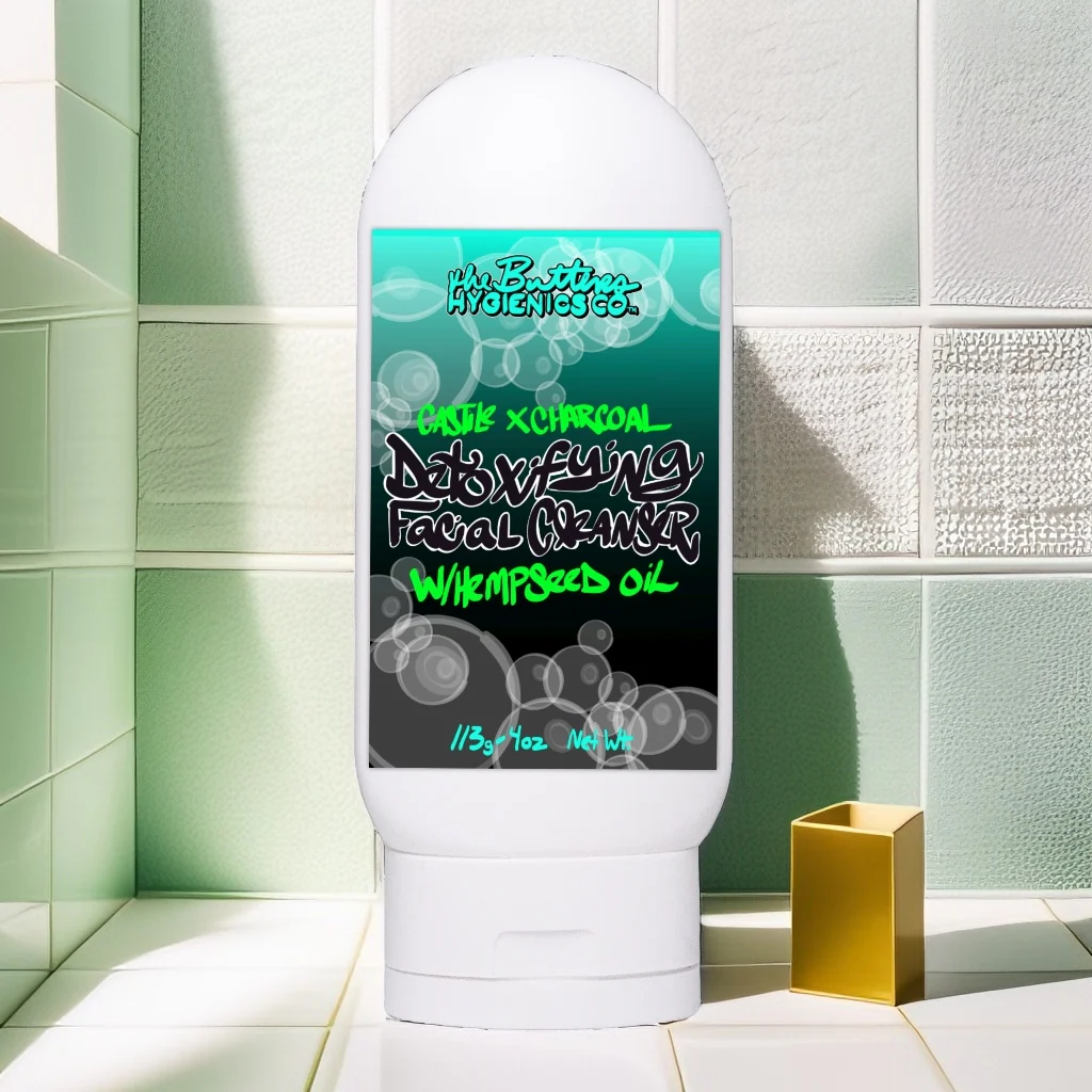 Detoxifying Facial Cleanser w/ Coconut Charcoal x Hempseed (no fragrance) - Image 10