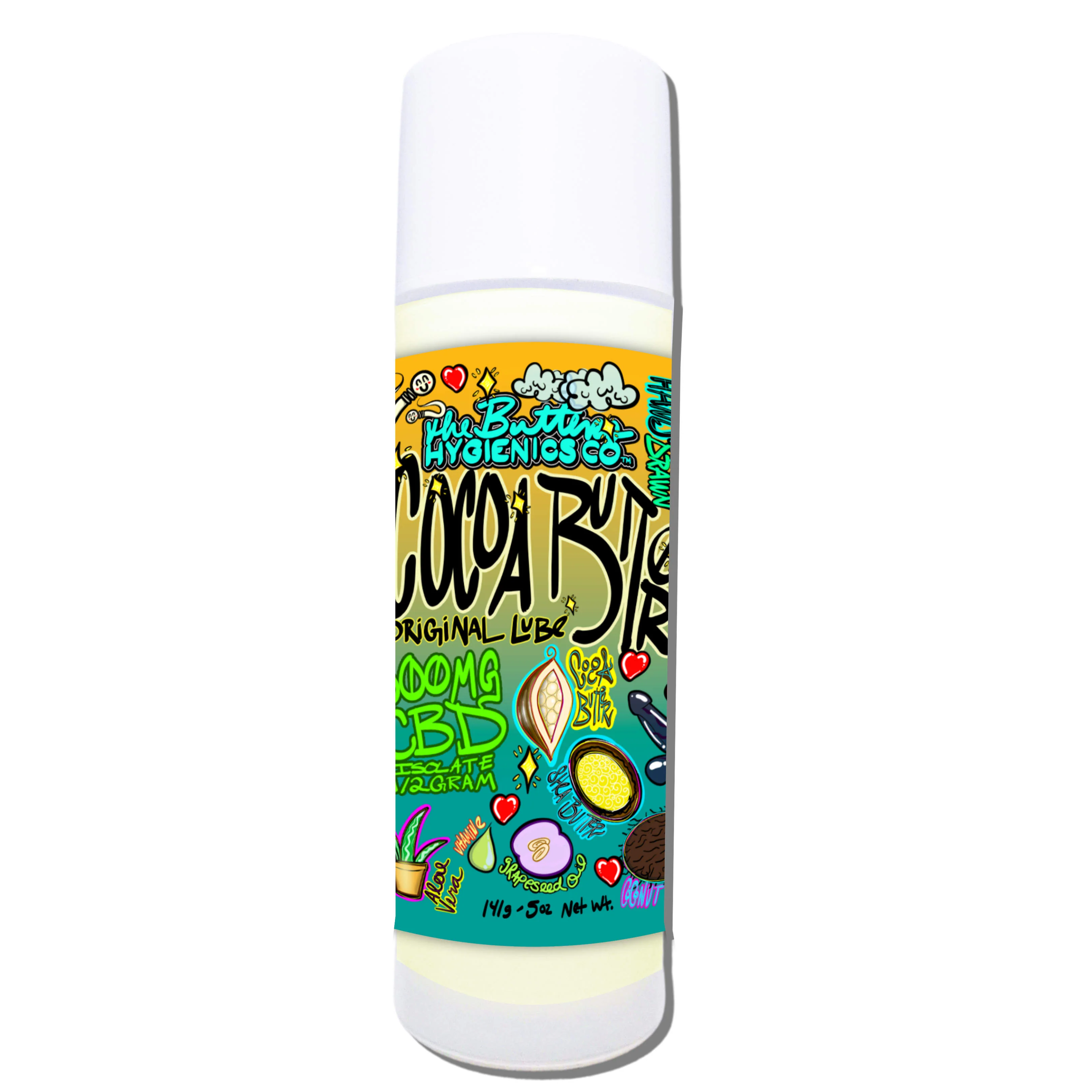 Lube: Cocoa Butter w 500MG CBD (Soy/Palm Free) - Image 4