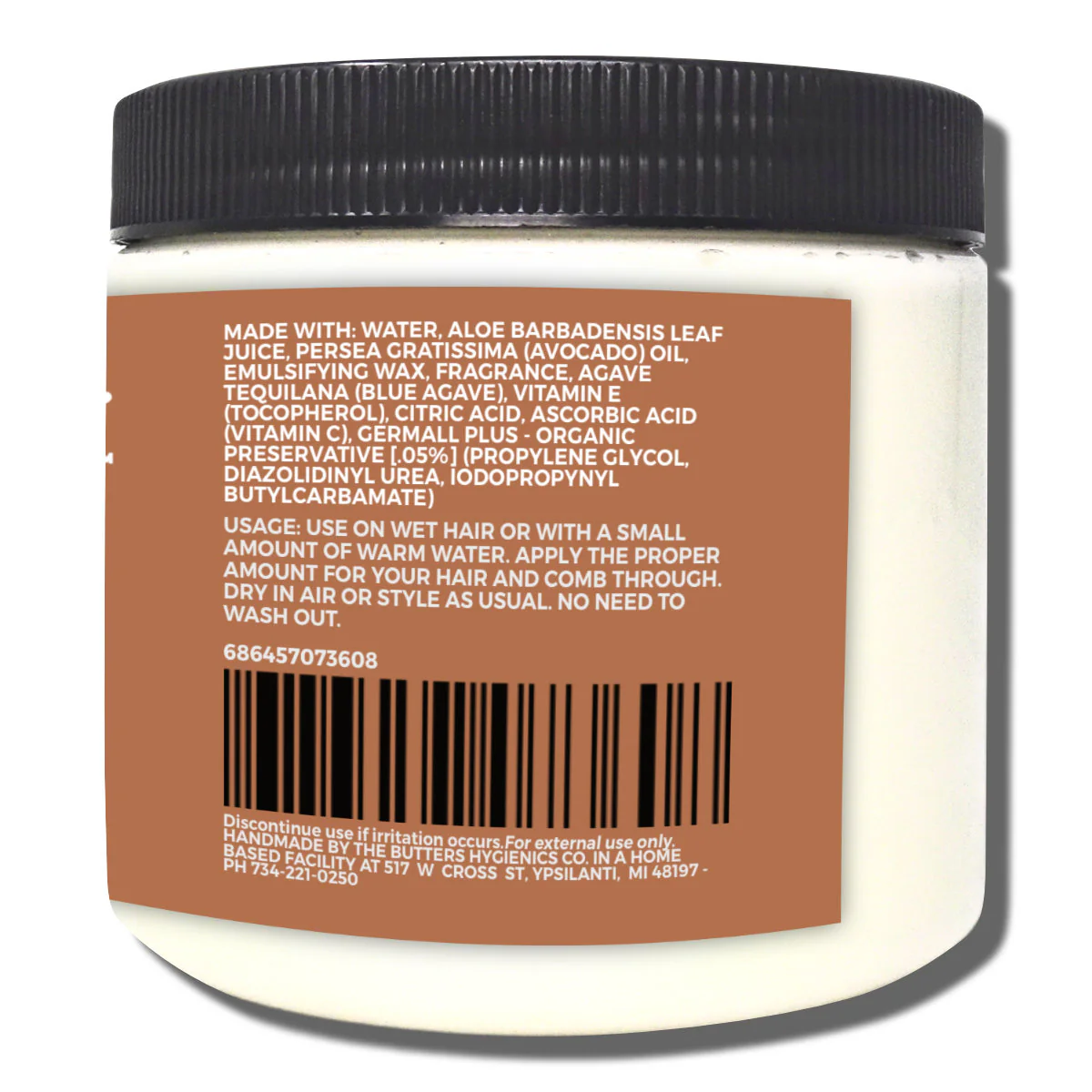 Nappy N' Happy Deep Conditioning Leave-In | Agave X Avocado Oil π₯ - Image 4