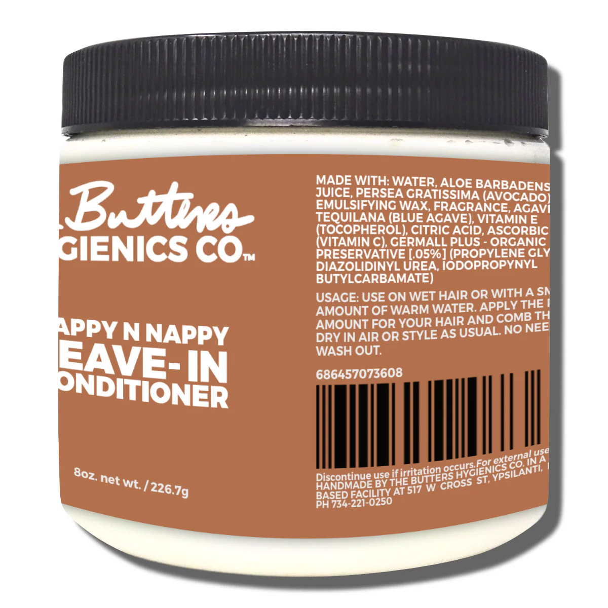 Nappy N' Happy Deep Conditioning Leave-In | Agave X Avocado Oil π₯ - Image 5