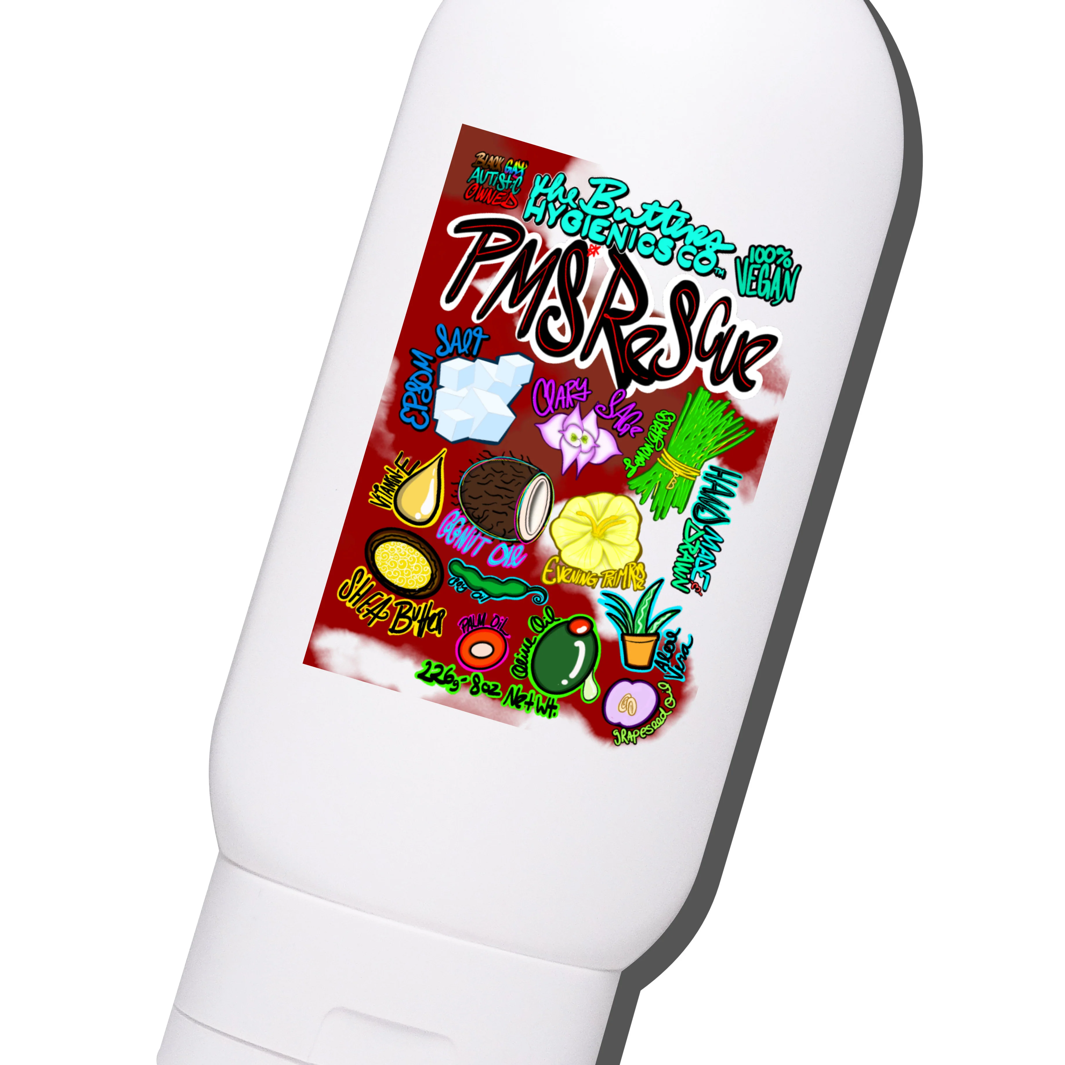 PMS+ RESCUE Cream - Menstrual Cycle Comfort | Clary Sage X Evening Primrose - Image 8