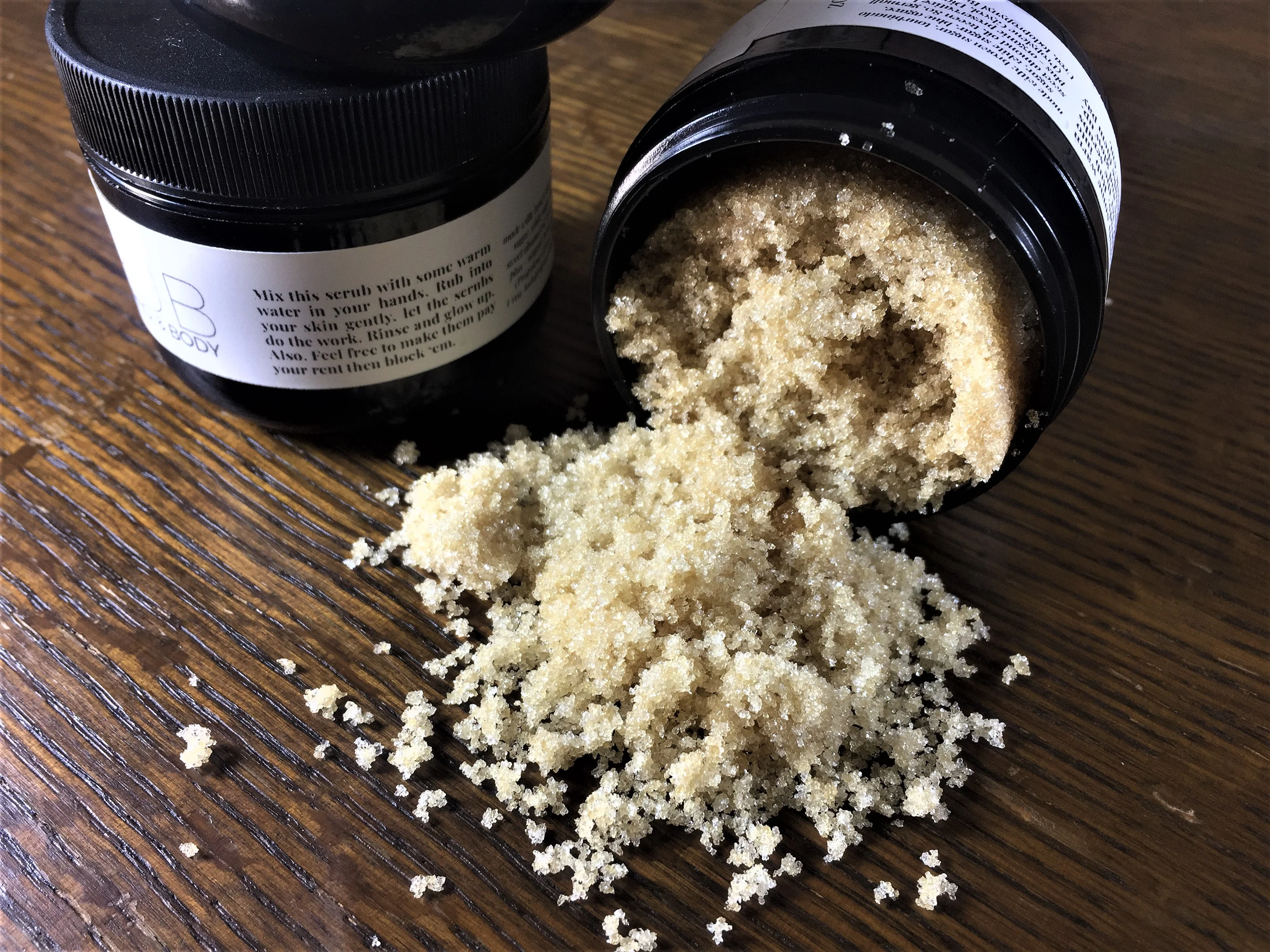 Scrub: Brown Sugar X Sweet Almond Oil - Glow & Polish Skin - Image 6