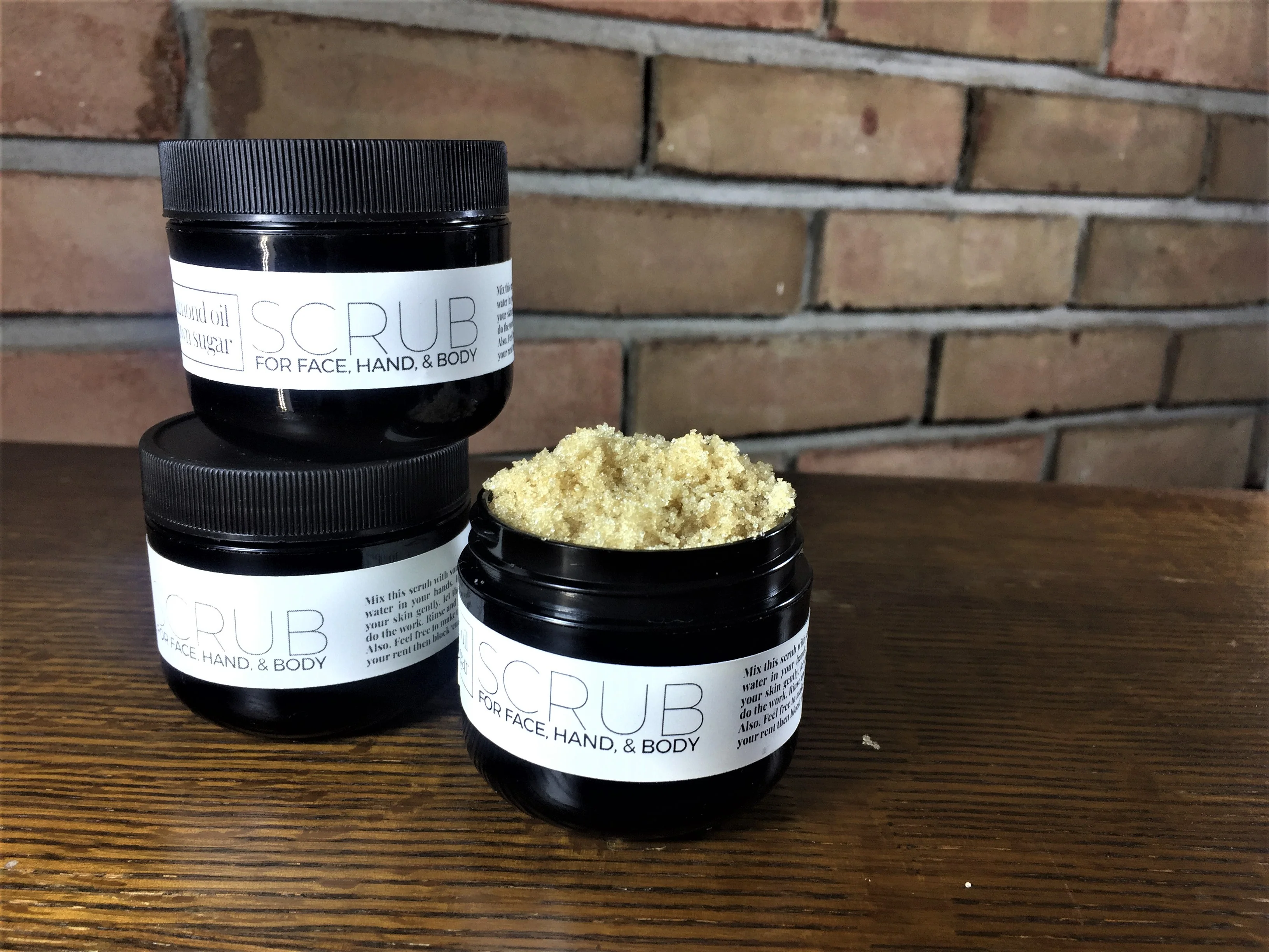 Scrub: Brown Sugar X Sweet Almond Oil - Glow & Polish Skin - Image 7