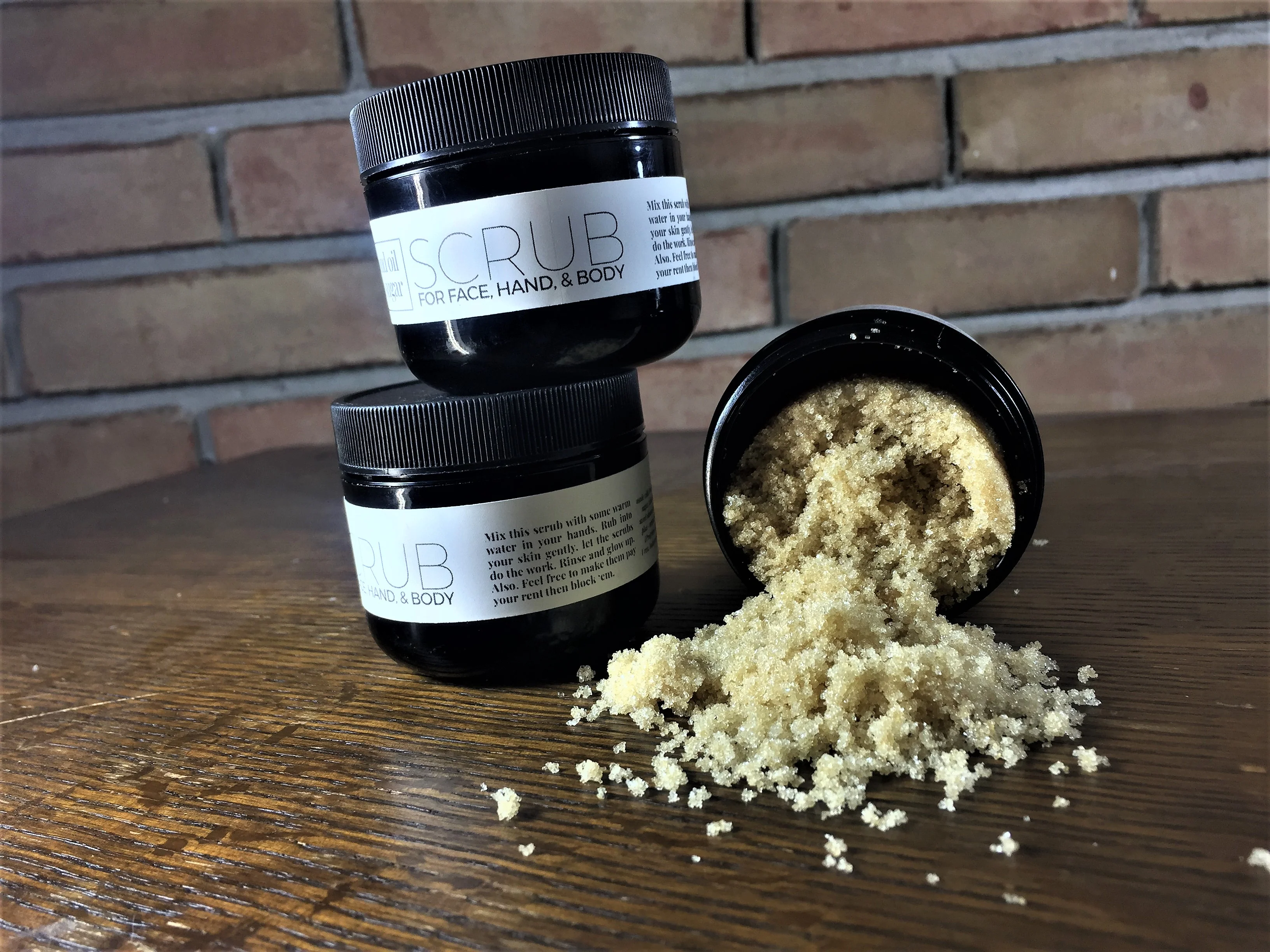 Scrub: Brown Sugar X Sweet Almond Oil - Glow & Polish Skin - Image 9