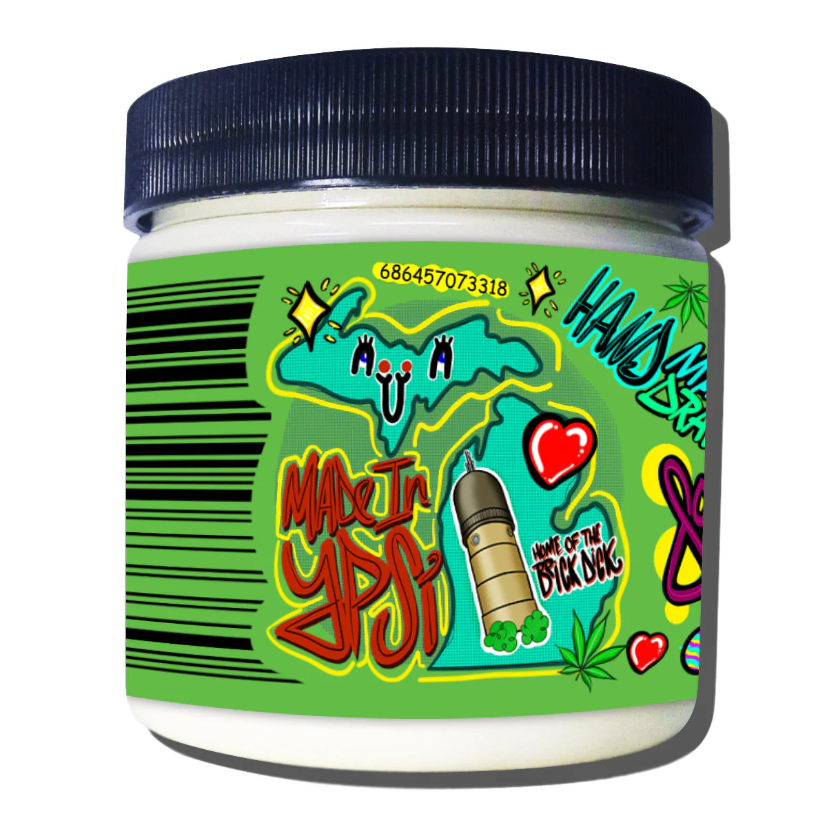Palm Grease CBD - Original Recipe | CBD Extra Thick Lube for Masturbation & Fisting | Grapeseed & Sustainable Palm Butter - Image 3