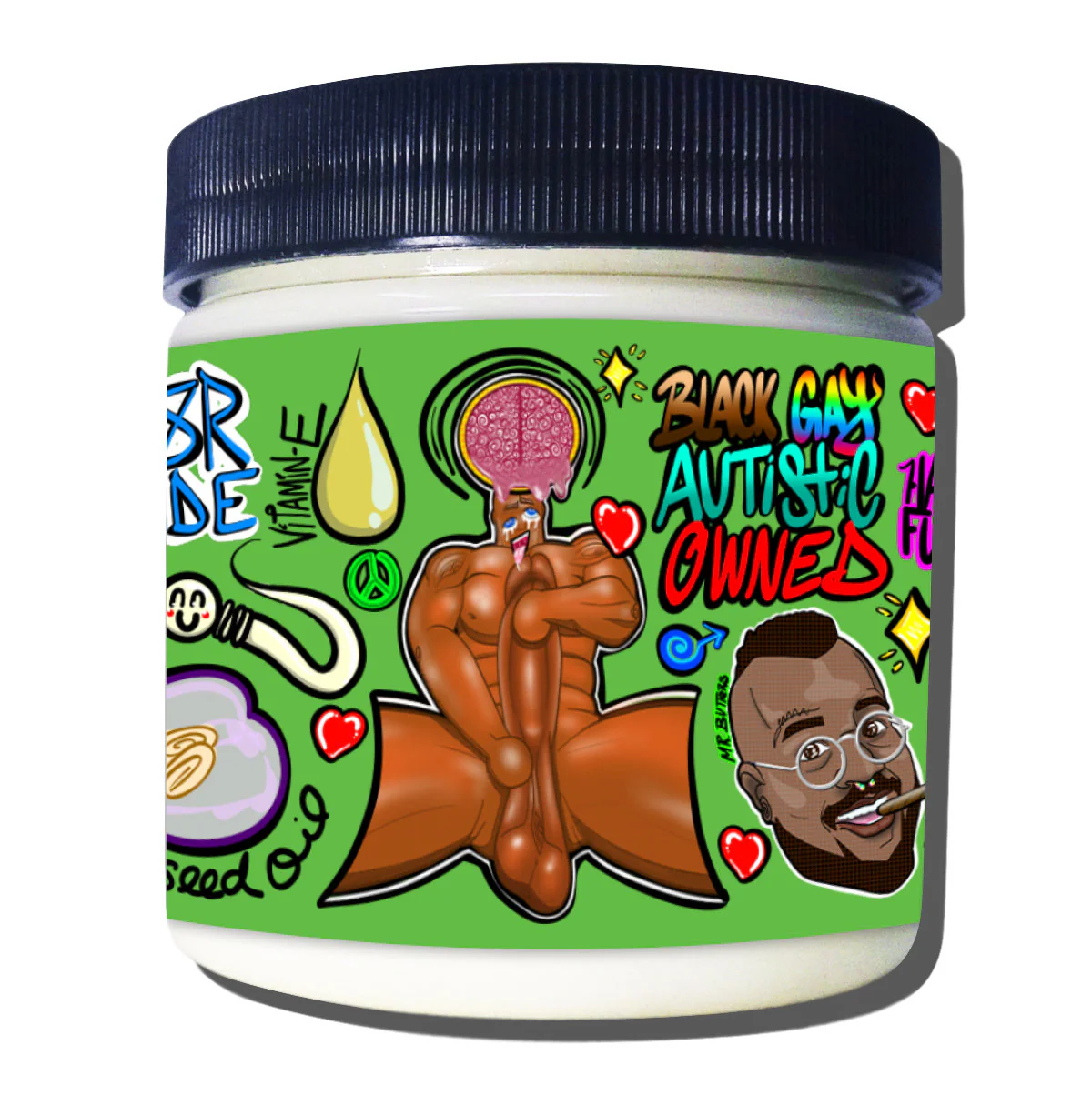 Palm Grease CBD - Original Recipe | CBD Extra Thick Lube for Masturbation & Fisting | Grapeseed & Sustainable Palm Butter - Image 6